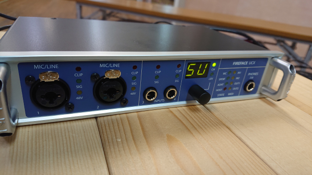 RME Fireface UCX。 – top of the world 付近（仮）Ⅳ